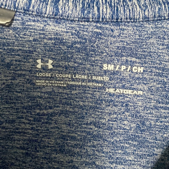 UNDER ARMOUR LOOSE HEATGEAR SIZE SM BLUE SHIRT NEW WITHOUT TAGS VERY PRETTY - Picture 4 of 8